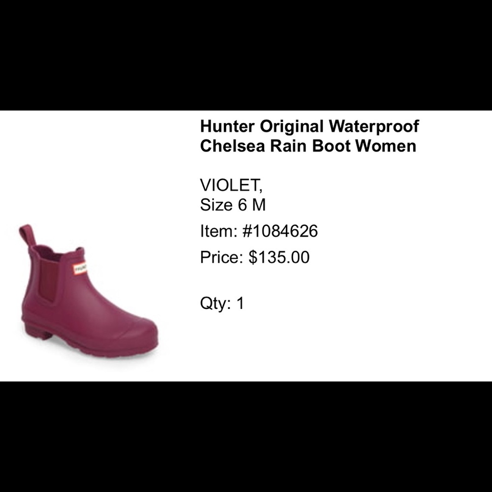 Hunter Original Waterproof Chelsea Boots
